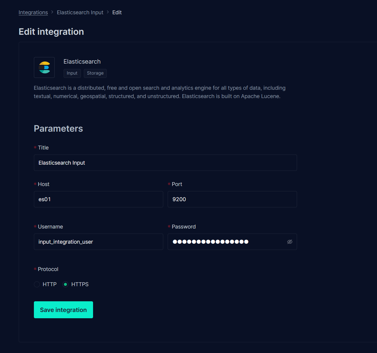 integration fields