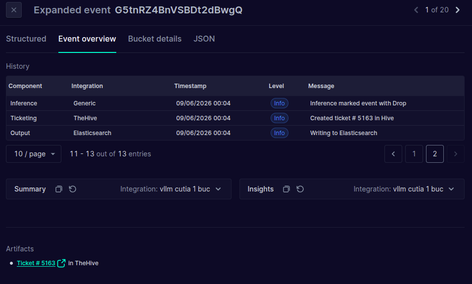 thehive-event-log