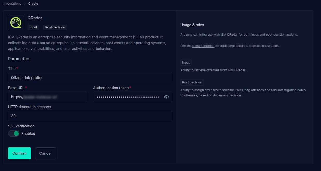 qradar-integration-create