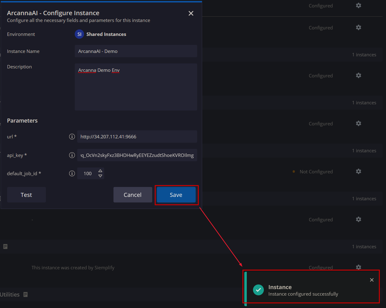 Siemplify-Configure-Arcanna